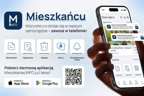 Nowa aplikacja „Mieszkaniec Info” usprawni komunikację z mieszkańcami gminy