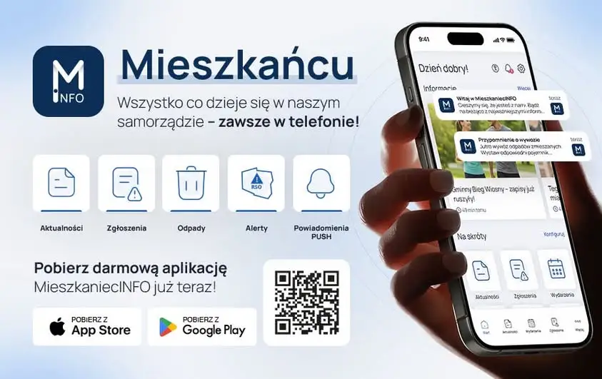 Nowa aplikacja „Mieszkaniec Info” usprawni komunikację z mieszkańcami gminy