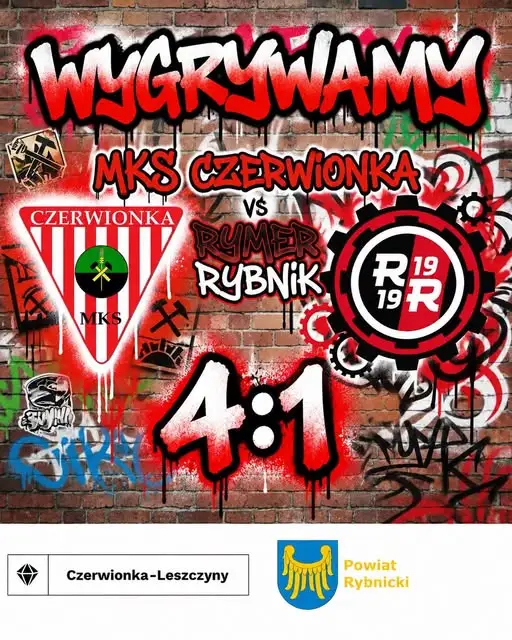 MKS Czerwionka rozgromił Rymer Rybnik 4:1. Hat-trick Kacpra Birlickiego!
