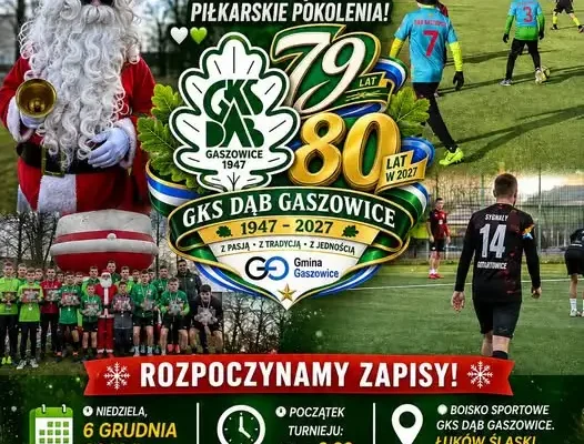 Mikołaj w Piłkarskich Butach 2026 – jubileuszowy turniej w Gaszowicach