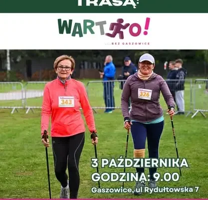 Gaszowice: Otwarte treningi biegowe i nordic walking przed imprezą „WARTKO…bez Gaszowice”