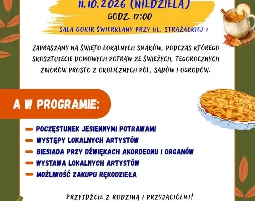 Festyn „Smaki Jesieni” w Świerklanach – święto lokalnych smaków już 11 października