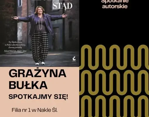 Grażyna Bułka spotka się z mieszkańcami Świerklańca. Autorskie spotkanie już 4 listopada