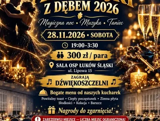 Andrzejki z Dębem 2026 w Łukowie Śląskim — zapisy trwają