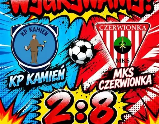 MKS Czerwionka rozgromił rywala 8:2 w Kamieniu