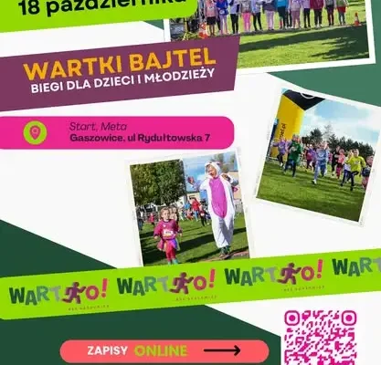 Wartki Bajtel 2026: ostatnie miejsca dla małych biegaczy
