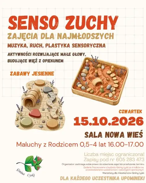 Senso Zuchy – nowe zajęcia sensoryczne dla najmłodszych w Nowej Wsi