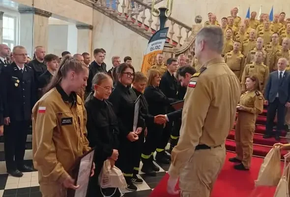 Młodzi druhowie z powiatu rybnickiego nagrodzeni w Katowicach