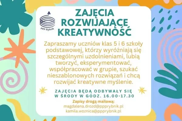 KreaTYwny sprint – nowe zajęcia dla zdolnych uczniów z Rybnika