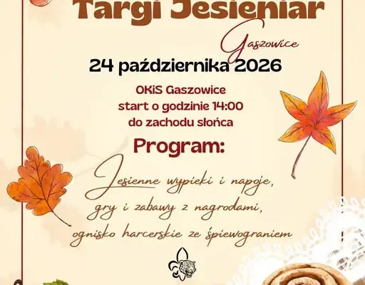 Targi Jesieniar w Gaszowicach – druga edycja już 24 października