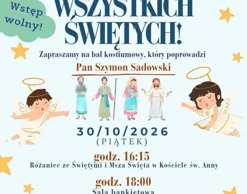 Bal Wszystkich Świętych w Świerklanach – zaproszenie dla dzieci
