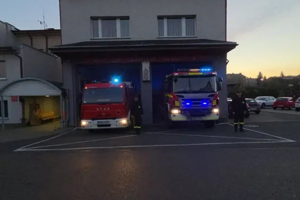 Strażacy z OSP Świerklany oddali hołd tragicznie zmarłym kolegom z Niska
