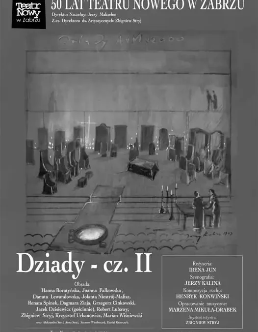 Siódmoklasiści z wizytą w Nowym Teatrze w Zabrzu – obejrzeli „Dziady”
