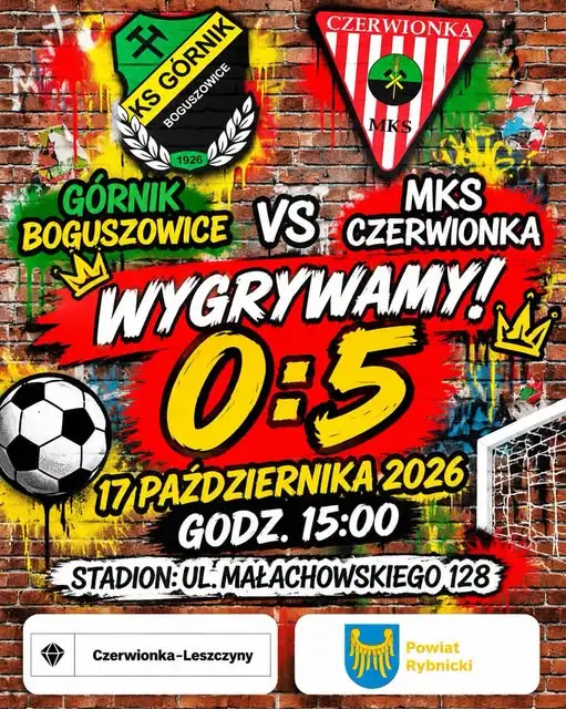 MKS Czerwionka rozgromił Górnika Boguszowice 5:0 w wyjazdowym meczu