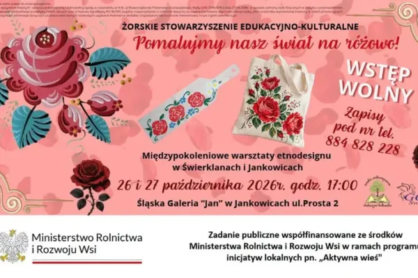 Międzypokoleniowe warsztaty etnodesignu w Jankowicach – zapisz się już dziś!