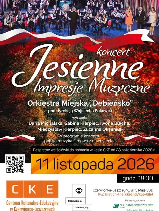 Koncert Orkiestry Miejskiej „Dębieńsko” – polska muzyka filmowa w Czerwionce-Leszczynach