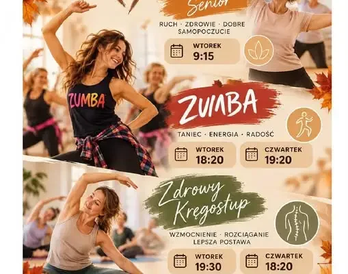 Jesienna dawka ruchu w GOKiR Świerklany – zapisy na zajęcia dla seniorów i nie tylko