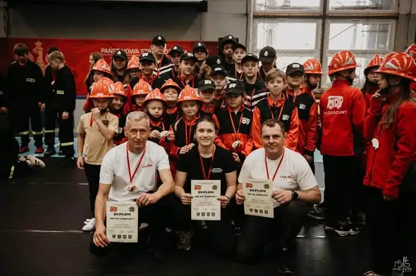 Młodzi strażacy ze Świerklan na podium w Żorach – II etap 3. Ligi MDP za nami