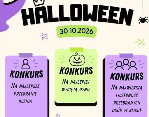 Halloween w ZSCL – konkursy, dynie i dzień bez pytania