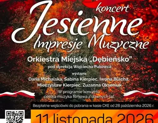 Jesienne Impresje Muzyczne – koncert Orkiestry Miejskiej Debiensko w Czerwionce-Leszczynach