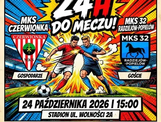 MKS Czerwionka dziś o 15:00 walczy o komplet punktów z MKS 32 Radziejów-Popielów