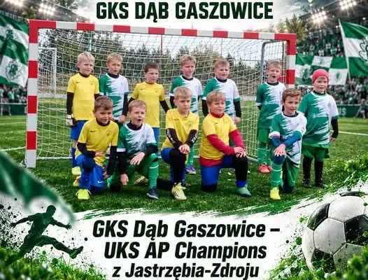 Młode Dęby z Gaszowic zagrały z UKS AP Champions. Piłkarska radość w Łukowie Śląskim