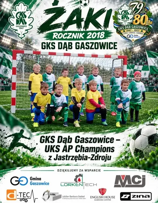 Młode Dęby z Gaszowic zagrały z UKS AP Champions. Piłkarska radość w Łukowie Śląskim