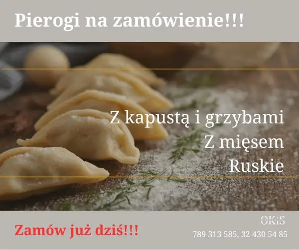 Pierogi na święta od OKiS Gąszowice – zamówienia do 21 grudnia