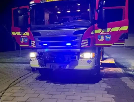 Świerklany: wyciek gazu na stacji paliw i pożar garażu w Jankowicach – interwencje strażaków