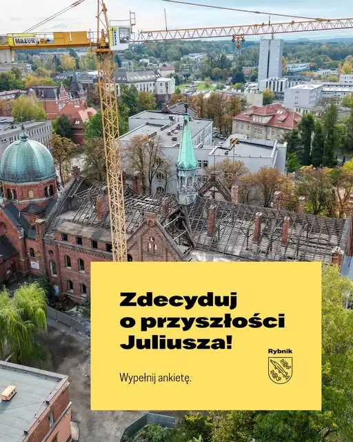 Rybnik pyta mieszkańców o przyszłość Szpitala Juliusza – trwa ankieta konsultacyjna