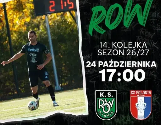 Polonia Nysa zagra na Stadionie Miejskim w Rybniku – 24 października o 17:00