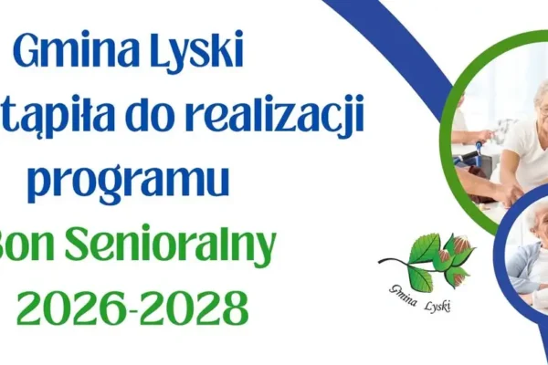Bon Senioralny w gminie Lyski – wsparcie dla seniorów 65+