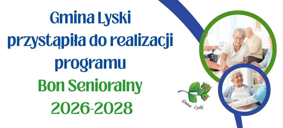 Bon Senioralny w gminie Lyski – wsparcie dla seniorów 65+