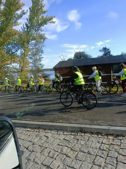 Odblaskowa Szkoła w Zwonowicach: rowerowa wyprawa do Rud