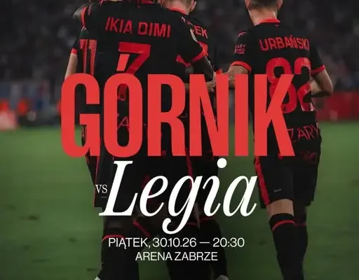 Piłkarski klasyk w Zabrzu: Górnik zmierzy się z Legią w piątek