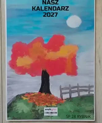 Wyjątkowy kalendarz na 2027 rok z pracami uczniów – już dostępny